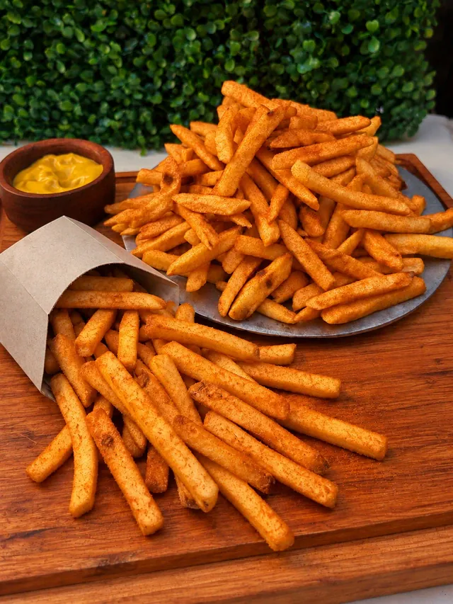 Papas condimentadas de El Brasero