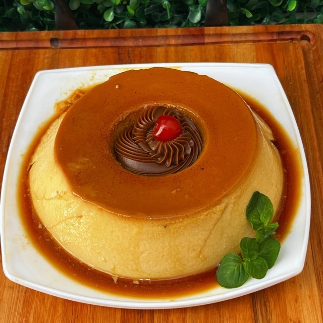 Flan casero de El Brasero