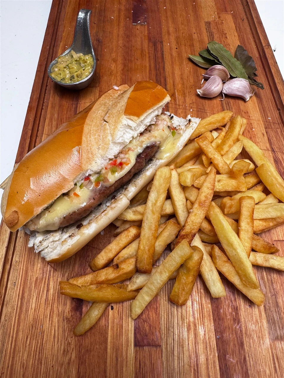 Choripán de El Brasero